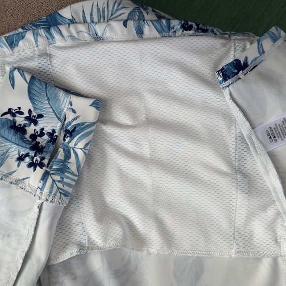 Tommy Bahama Tropical Blue and White Top and Skirt Set - Picture 8 of 11